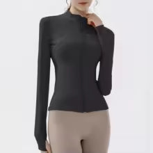 Veste de Sport Femme à Séchage Rapide - Manches Longues Running & Fitness